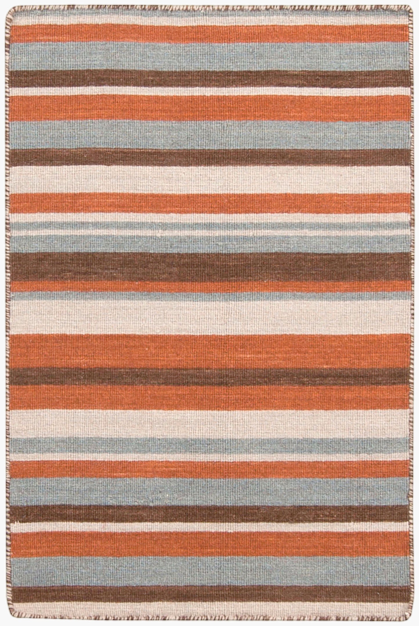 Alfombra decorativa de lana hecha a mano Calvin CLV-1006 de 2' x 3'
