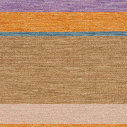 Alfombra decorativa de lana hecha a mano Calvin CLV-1038 de 2' x 3'