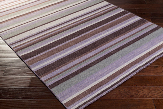 Alfombra decorativa de lana hecha a mano Calvin CLV-1052 de 2' x 3'