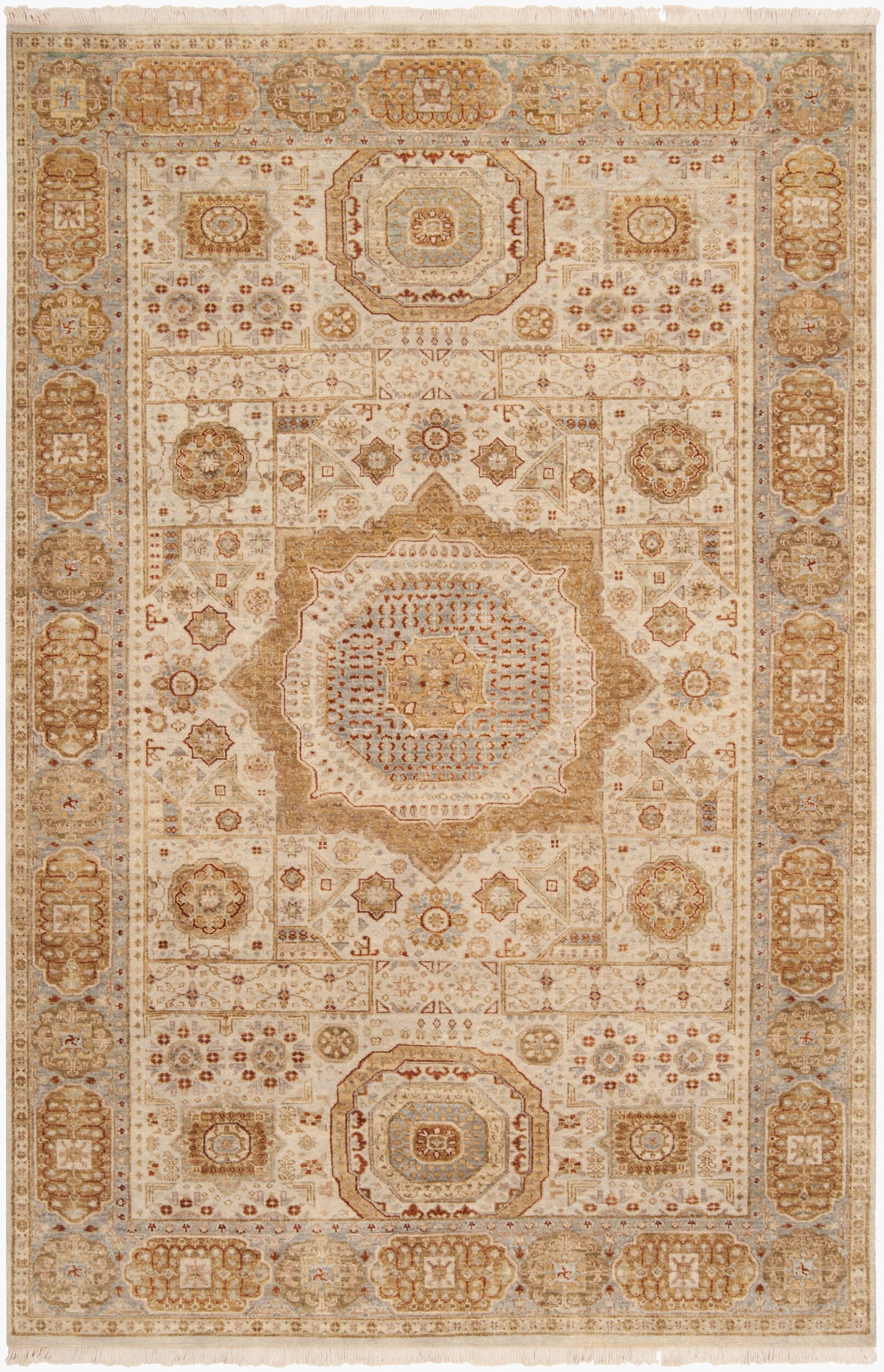 Cambridge CMB-8001 5' x 9' Handmade Wool Area Rug