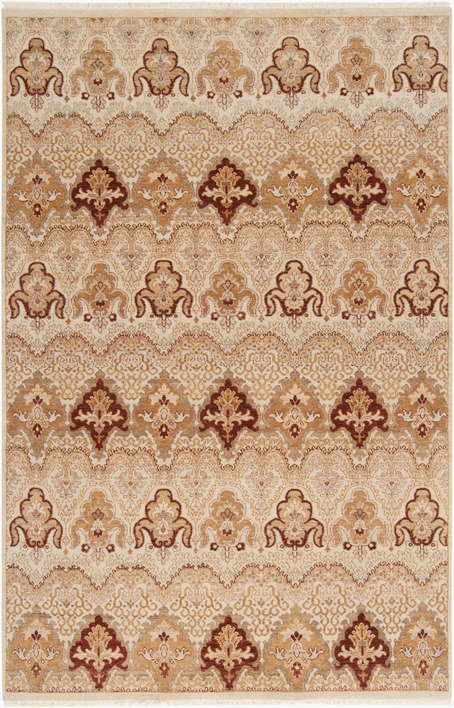 Cambridge CMB-8002 2' x 3' Handmade Wool Accent Rug