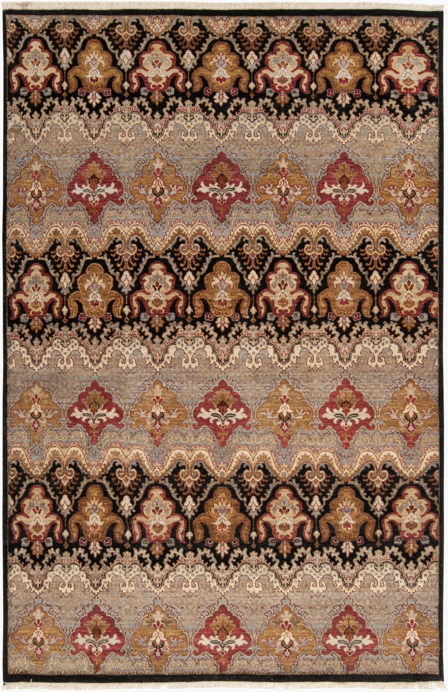 Cambridge CMB-8004 2' x 3' Handmade Wool Accent Rug