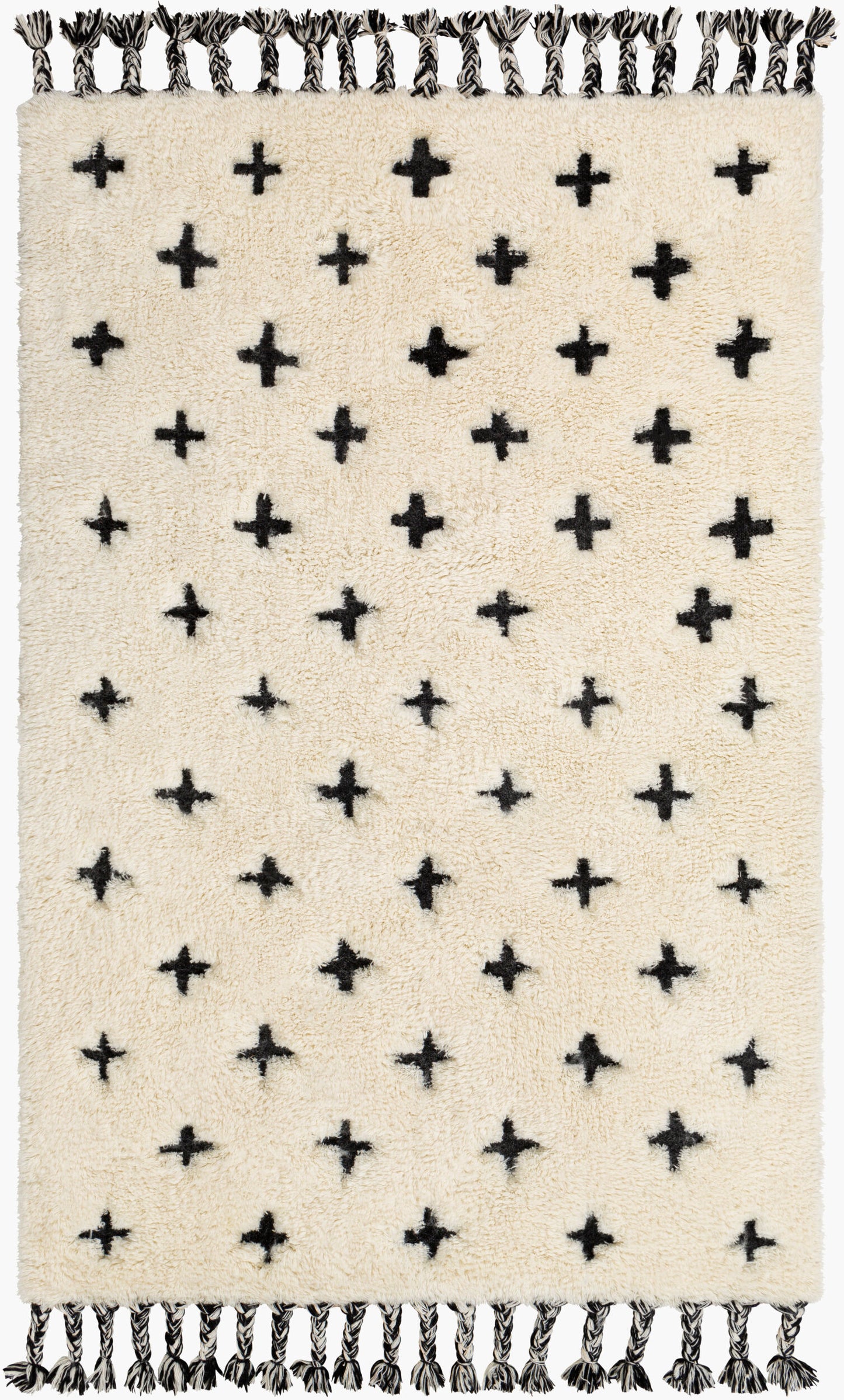 Alfombra decorativa de lana hecha a mano Camille CME-2300 de 2' x 3'