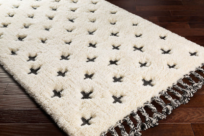 Alfombra decorativa de lana hecha a mano Camille CME-2300 de 2' x 3'