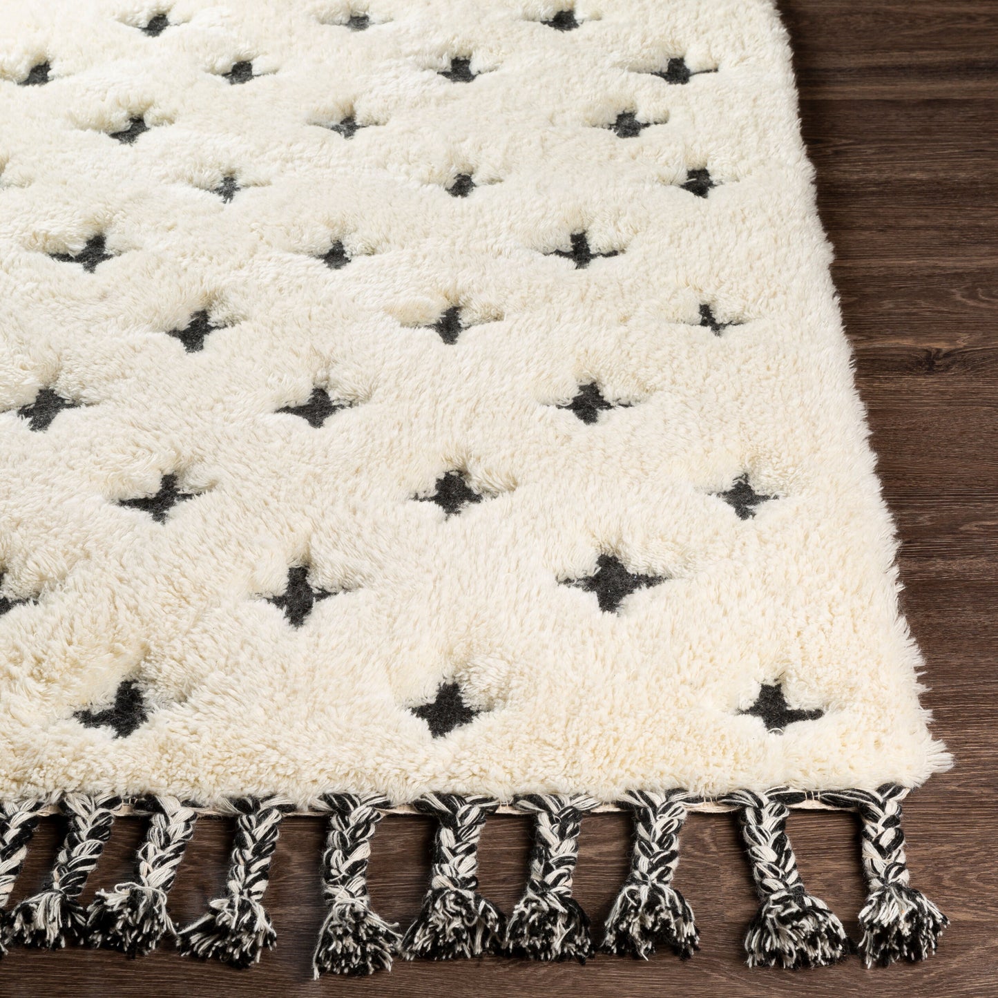 Alfombra decorativa de lana hecha a mano Camille CME-2300 de 2' x 3'