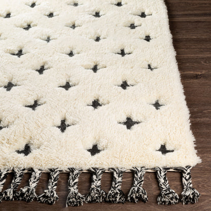 Alfombra decorativa de lana hecha a mano Camille CME-2300 de 2' x 3'