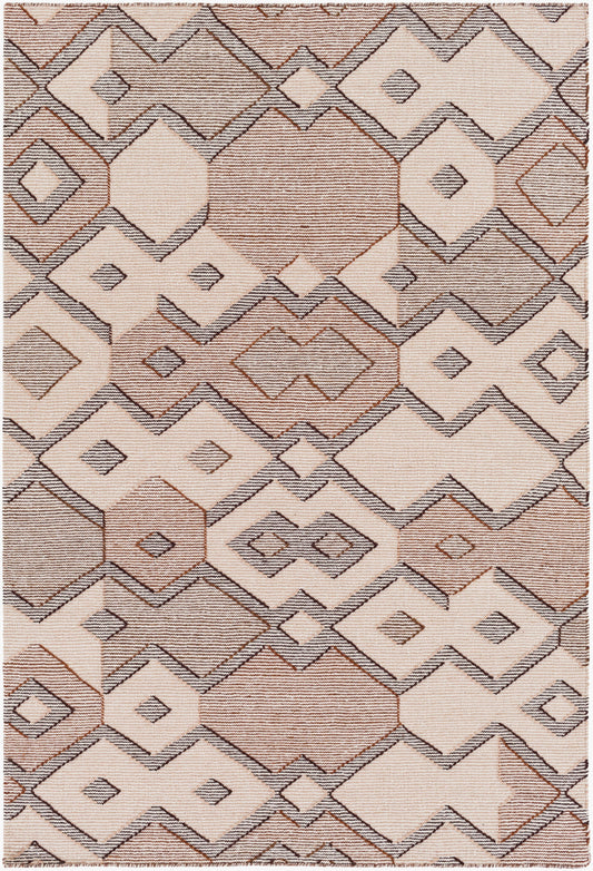 Cameroon CMR-1001 2' x 3' Handmade Wool Accent Rug