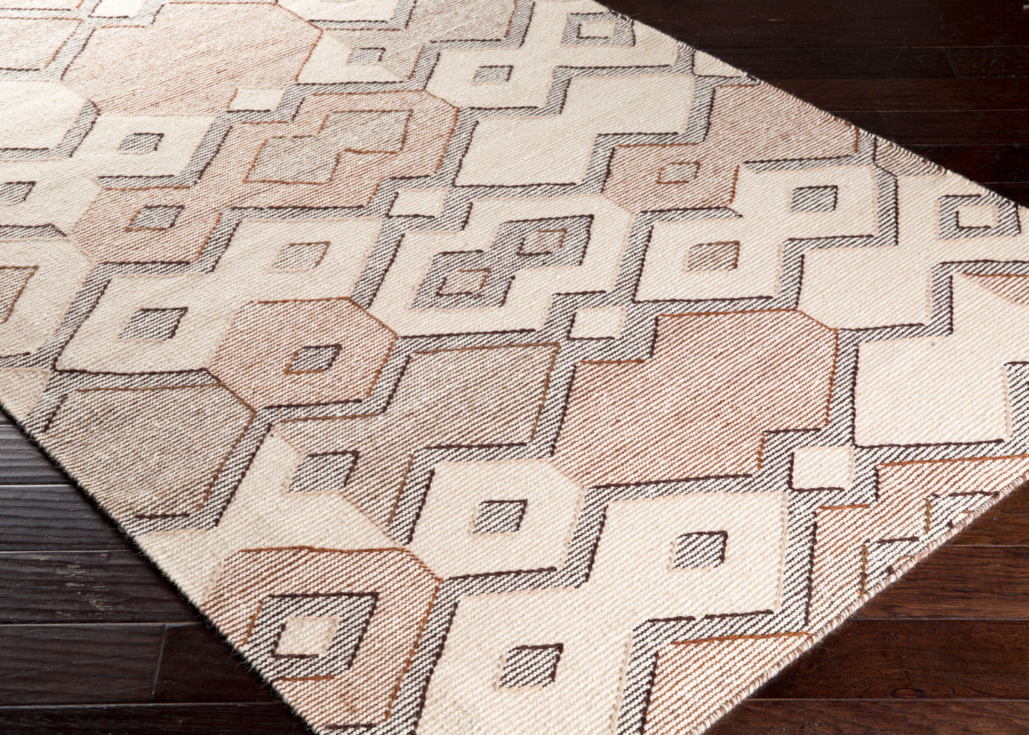 Cameroon CMR-1001 2' x 3' Handmade Wool Accent Rug