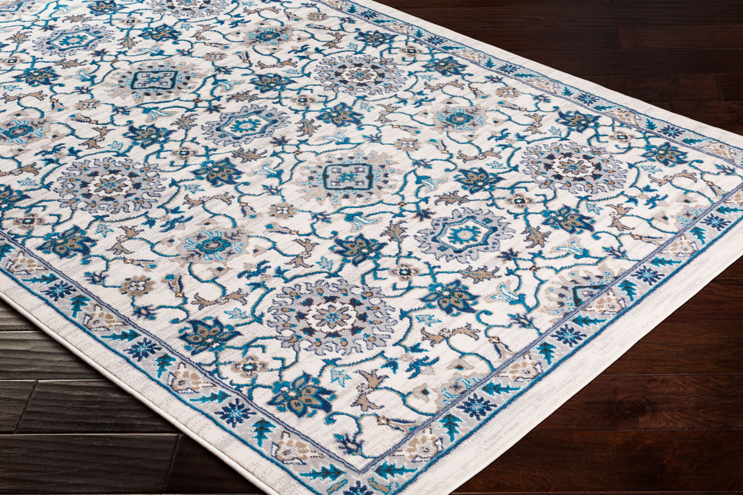 Alfombra decorativa tejida a máquina Clairmont CMT-2301 de 90 x 150 cm