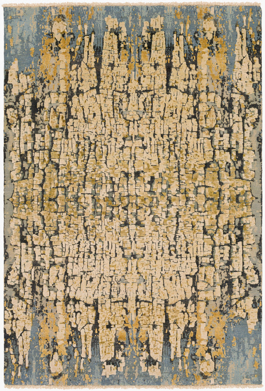 Colaba COA-2000 2' x 3' Handmade Silk Accent Rug