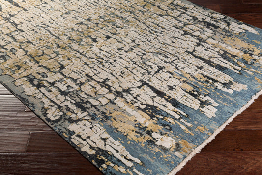 Colaba COA-2000 2' x 3' Handmade Silk Accent Rug