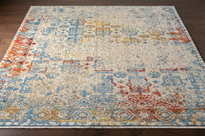 Alfombra decorativa de lana hecha a mano Colaba COA-2002 de 2' x 3'