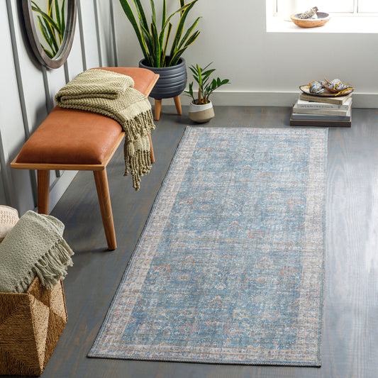 Cobb COB-2300 12ft Runner Machine Woven Washable Runner Rug