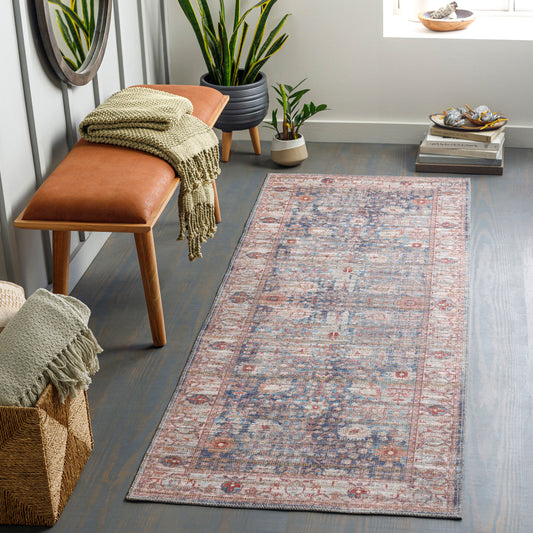 Cobb COB-2305 12ft Runner Machine Woven Washable Runner Rug