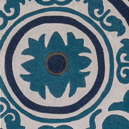 Alfombra redonda Cosmopolitan COS-9270 de 2,4 m, hecha a mano