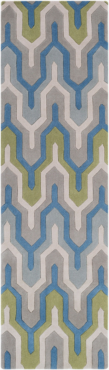 Cosmopolitan COS-9288 8ft Runner Handmade Runner Rug