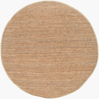 Continental COT-1931 8ft Round Handmade Jute Area Rug