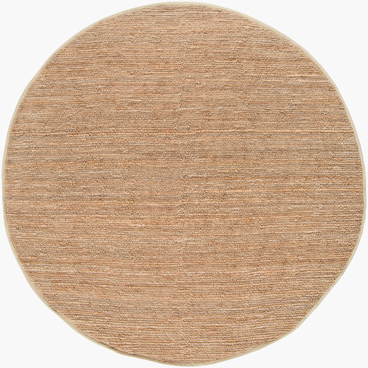 Continental COT-1931 8ft Round Handmade Jute Area Rug