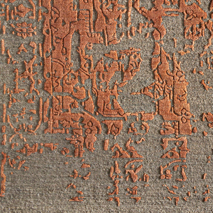 Alfombra decorativa de lana hecha a mano Courtney COU-1000 de 2' x 3'