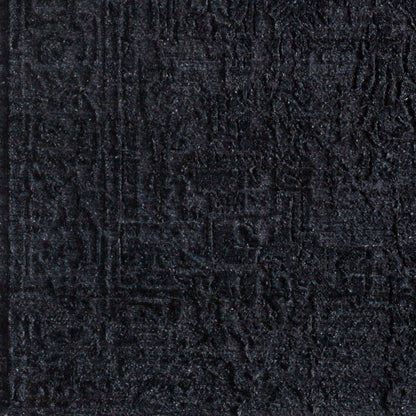 Alfombra decorativa de lana hecha a mano Courtney COU-1001 de 2' x 3'