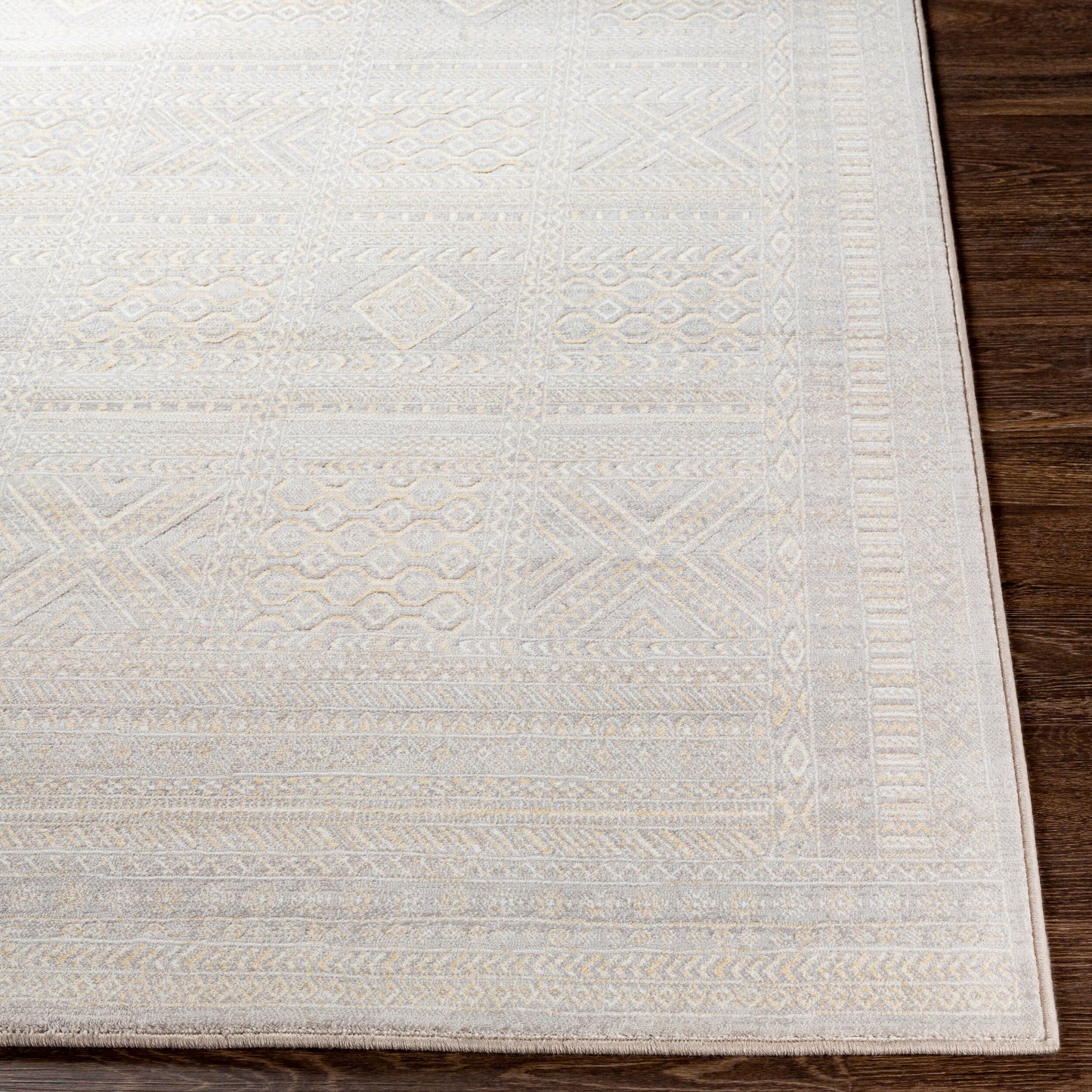 Alfombra decorativa tejida a máquina Contempo CPO-3855 de 2' x 3'