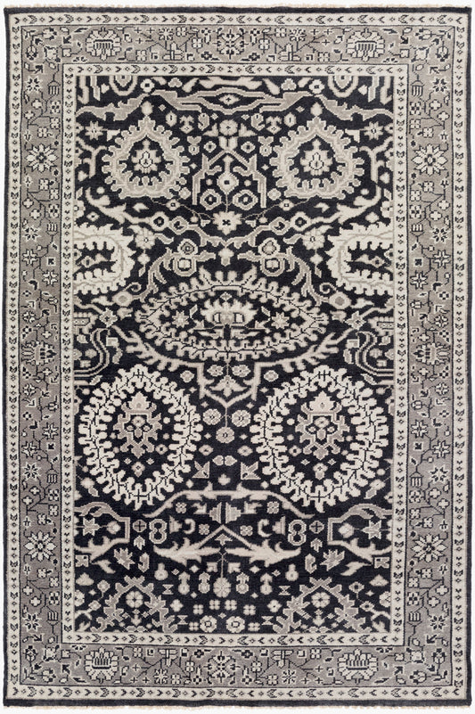 Alfombra de lana hecha a mano Cappadocia CPP-5003 de 1,52 m x 2,74 m