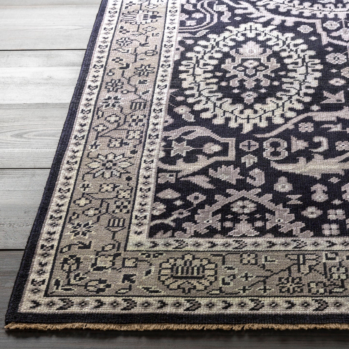 Alfombra de lana hecha a mano Cappadocia CPP-5003 de 1,52 m x 2,74 m