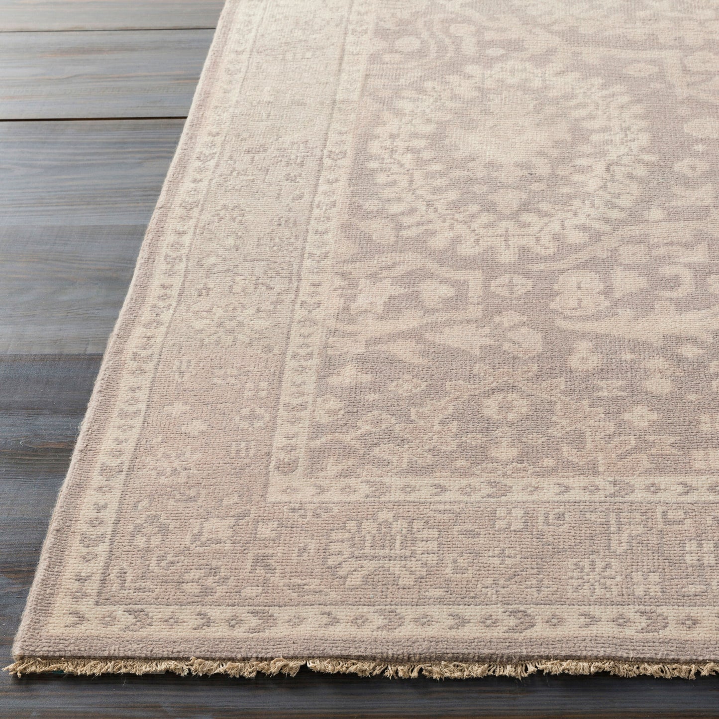 Alfombra decorativa de lana hecha a mano Cappadocia CPP-5006 de 2' x 3'