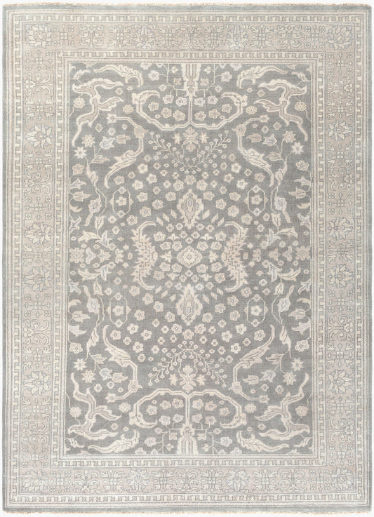 Alfombra de lana hecha a mano Cappadocia CPP-5007 de 2,44 m x 3,34 m