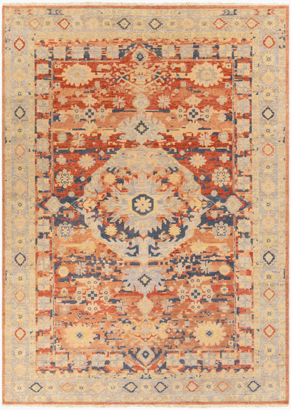 Alfombra de lana hecha a mano Cappadocia CPP-5026 de 2,44 m x 3,34 m