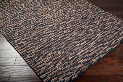 Alfombra decorativa de lana hecha a mano Crossroad CRD-1000 de 2' x 3'