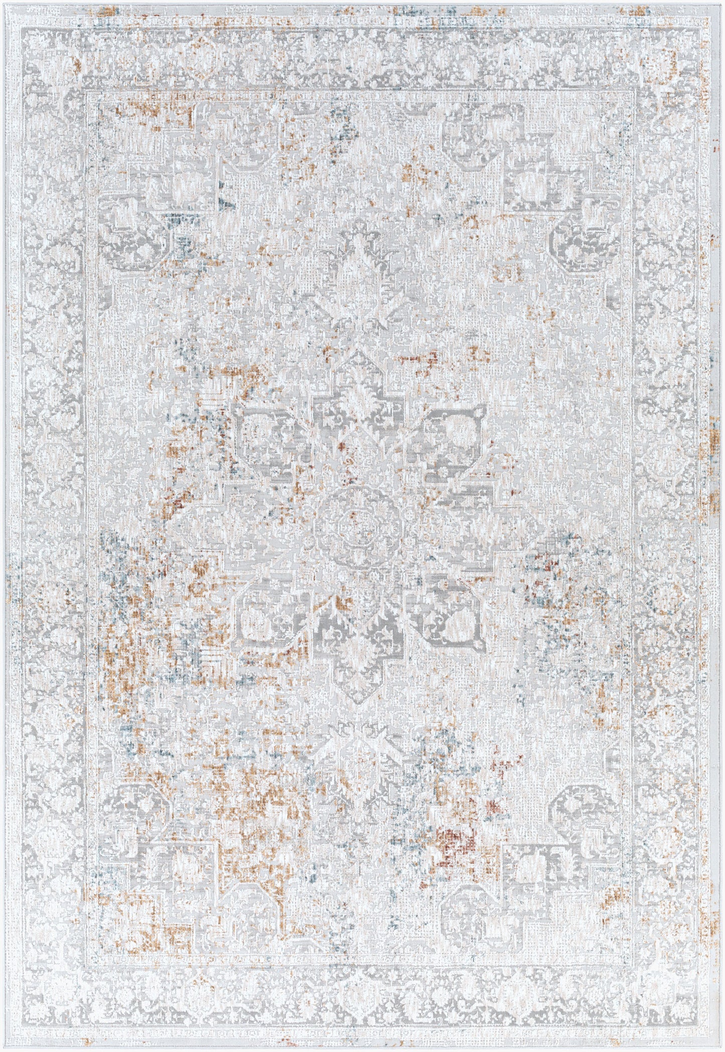 Alfombra decorativa tejida a máquina Carmel CRL-2313 de 2' x 3'