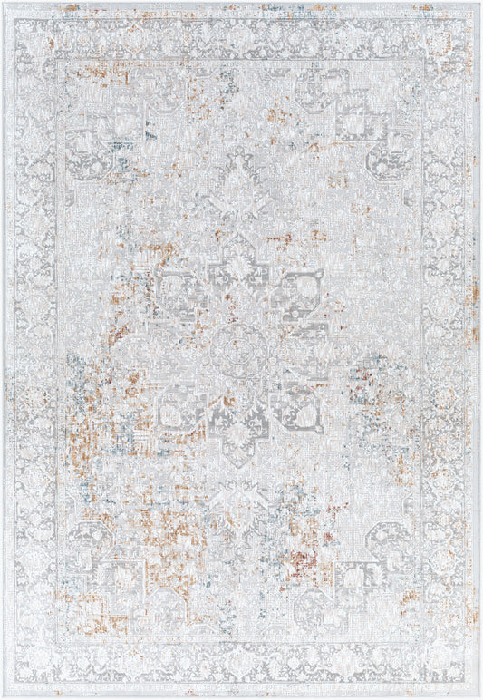 Alfombra decorativa tejida a máquina Carmel CRL-2313 de 2' x 3'