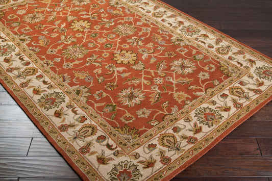 Crowne CRN-6002 8ft Octagon Handmade Wool Area Rug