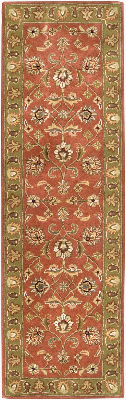 Crowne CRN-6019 12ft Runner Handmade Wool Runner Rug