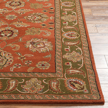 Crowne CRN-6019 12ft Runner Handmade Wool Runner Rug