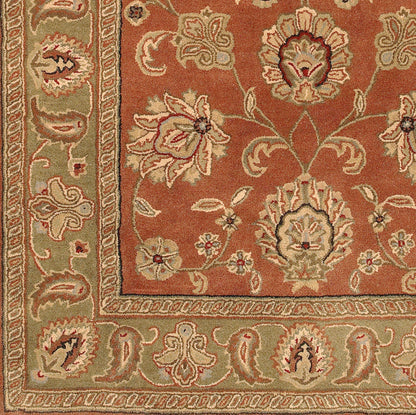 Crowne CRN-6019 12ft Runner Handmade Wool Runner Rug
