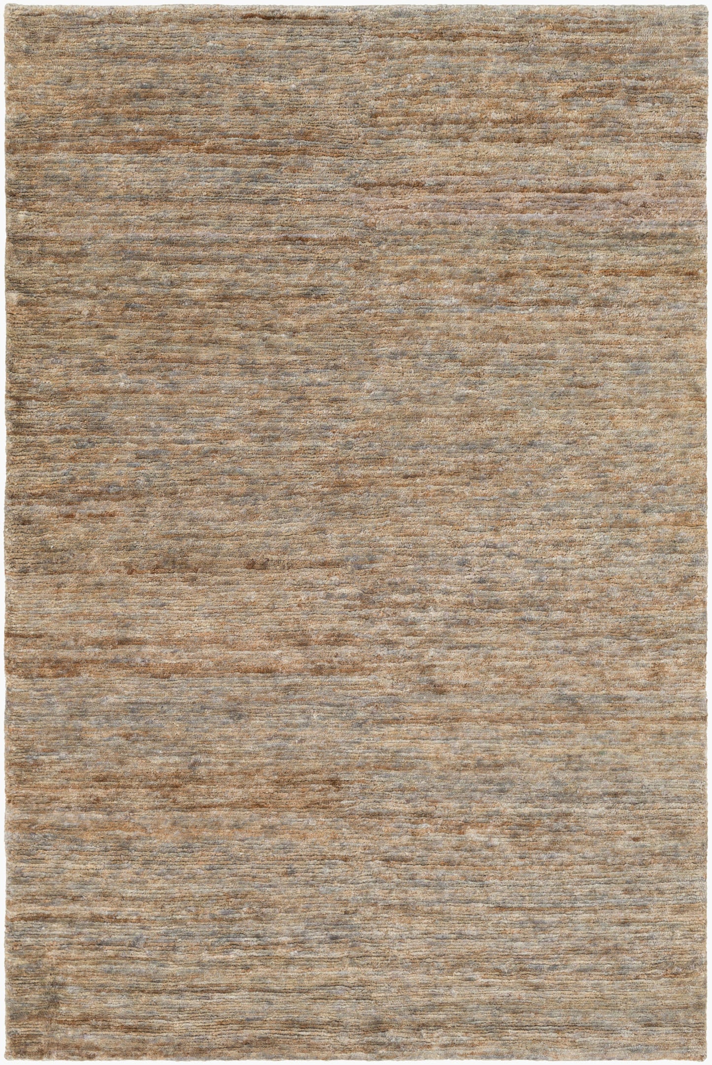 Alfombra de yute hecha a mano Crusoe CRU-2003 de 1,52 m x 2,13 m
