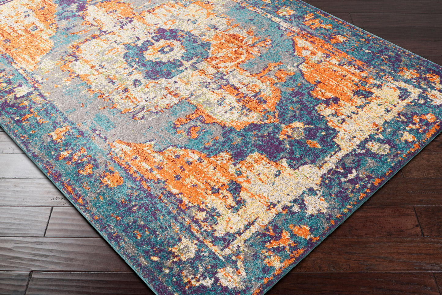 Alfombra decorativa tejida a máquina Chelsea CSA-2307 de 2' x 3'