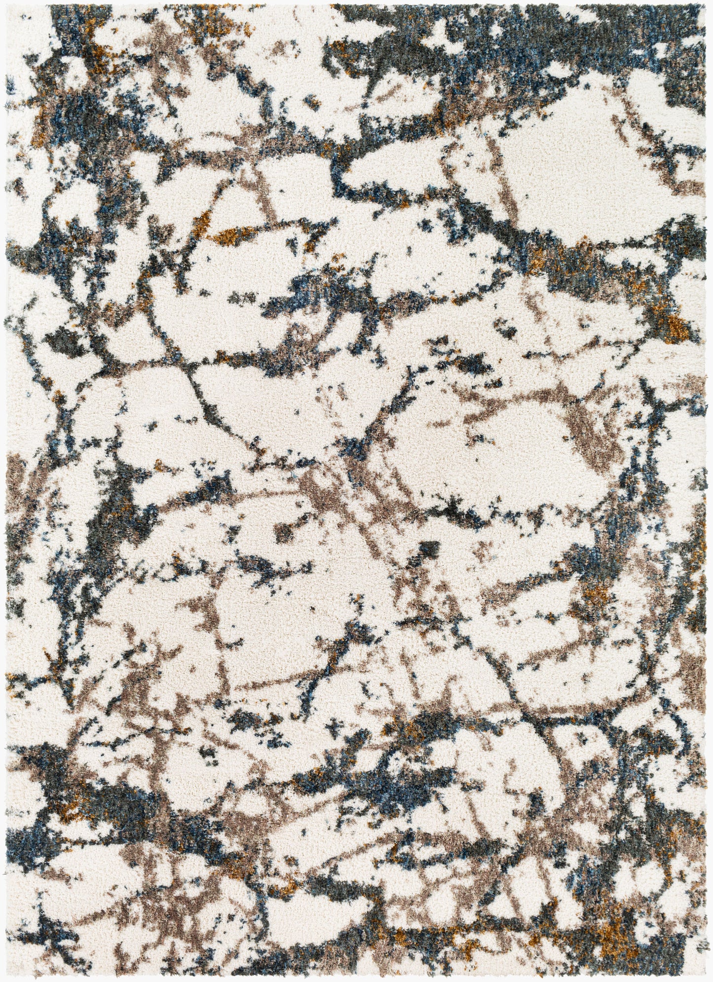 Alfombra decorativa tejida a máquina Celestial Shag CSG-2301 de 2' x 3'