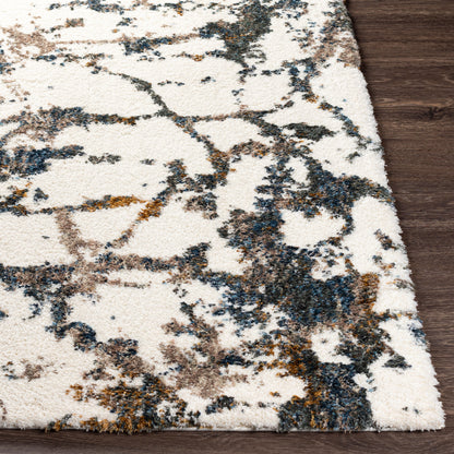 Alfombra decorativa tejida a máquina Celestial Shag CSG-2301 de 2' x 3'