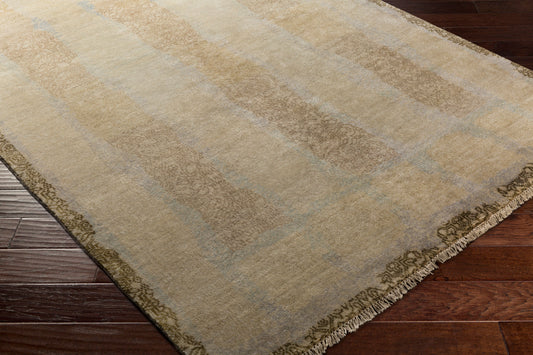 Alfombra de lana hecha a mano Cheshire CSH-6004 de 1,52 m x 2,74 m