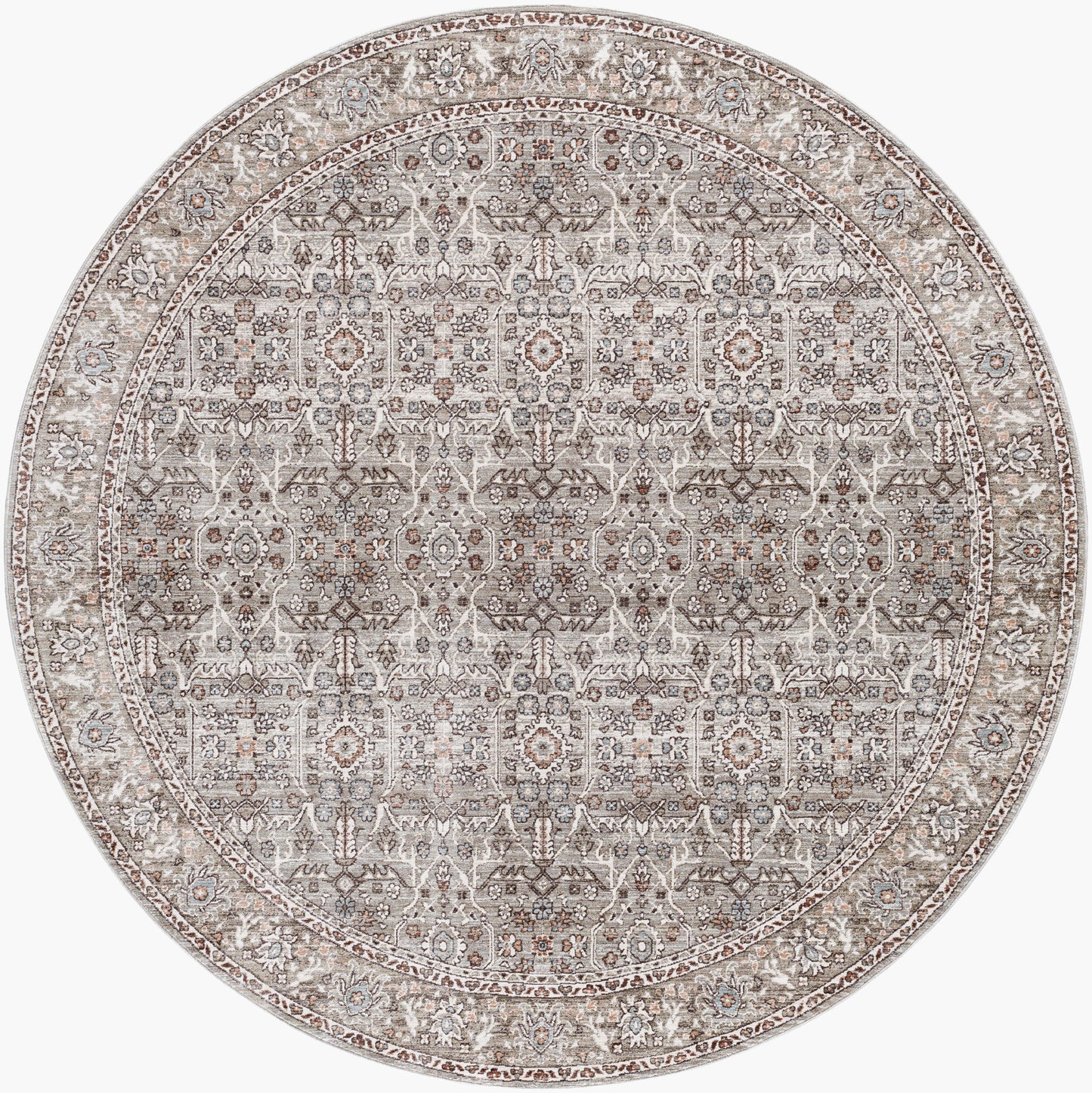 Carlisle CSI-2301 5ft Round Machine Woven Area Rug