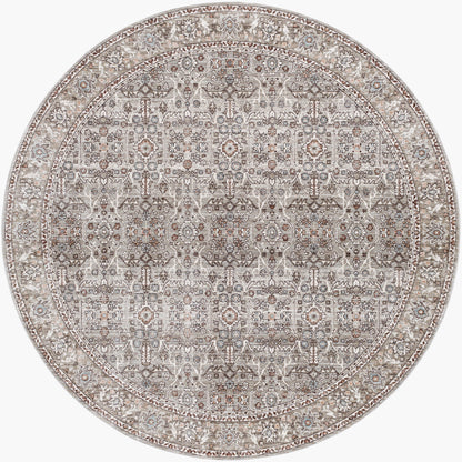 Carlisle CSI-2301 5ft Round Machine Woven Area Rug