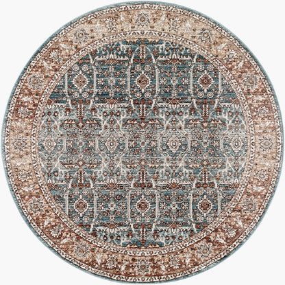 Carlisle CSI-2303 8ft Round Machine Woven Area Rug