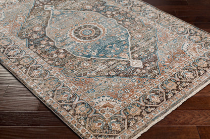 Alfombra decorativa tejida a máquina Carlisle CSI-2307 de 2' x 3'