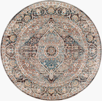 Carlisle CSI-2307 8ft Round Machine Woven Area Rug