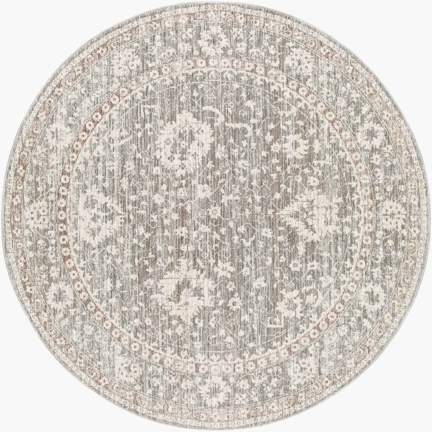 Carlisle CSI-2309 5ft Round Machine Woven Area Rug