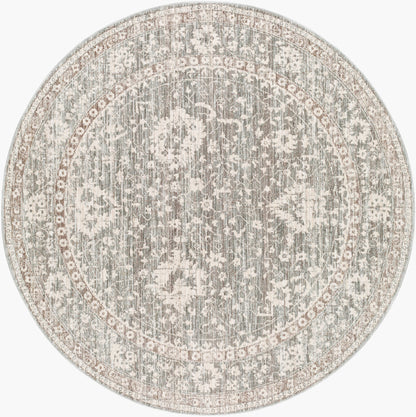 Carlisle CSI-2309 5ft Round Machine Woven Area Rug