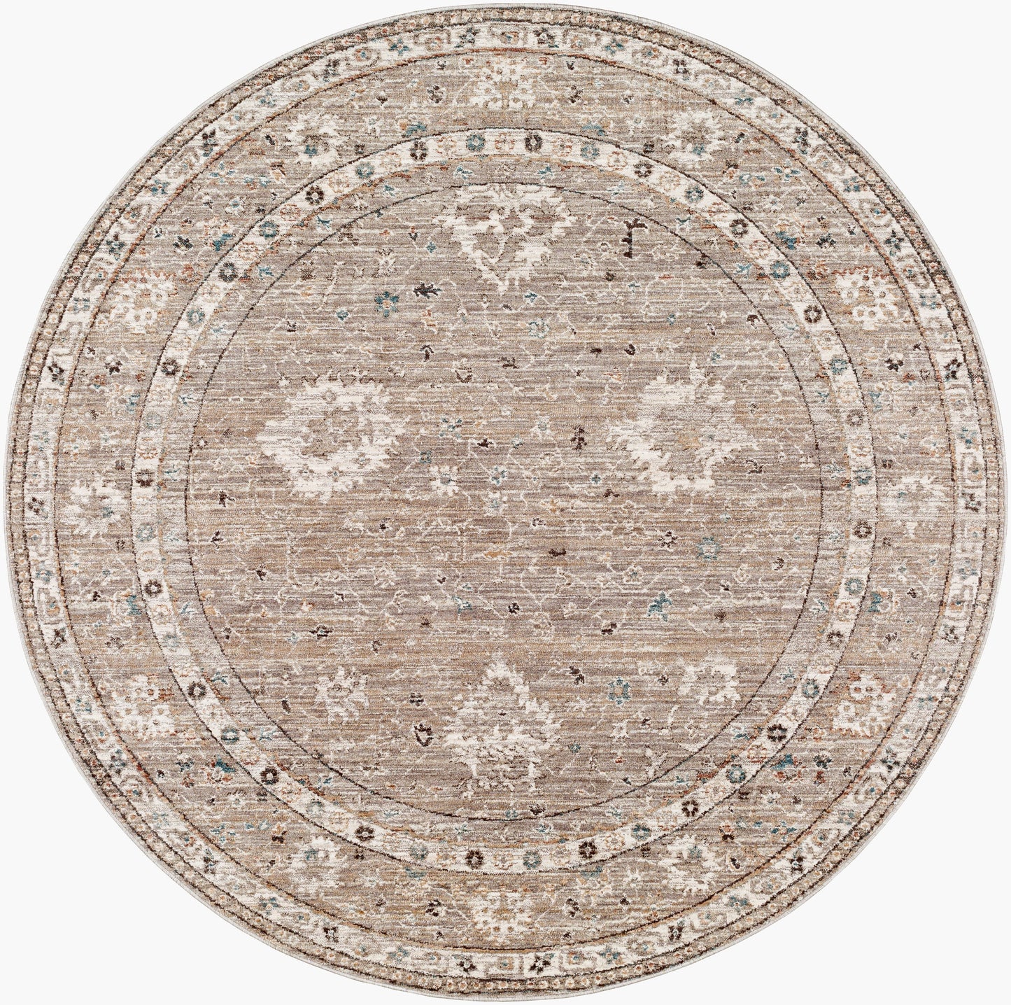 Carlisle CSI-2312 5ft Round Machine Woven Area Rug